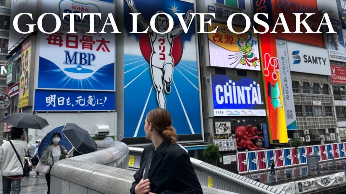 Osaka Vlog 🇯🇵・universal studios & a hidden bar + the best okonomiyaki in the world @dotonburi etc.