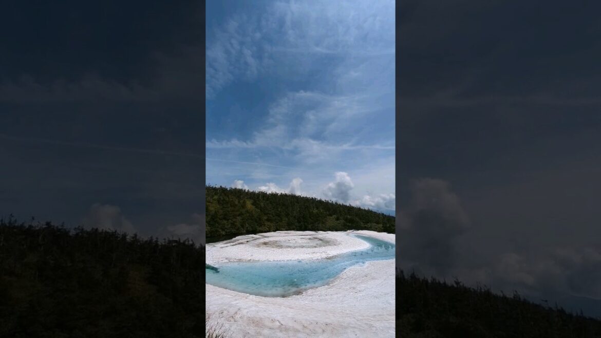 📍 Hachimantai Dragon Eye (Kagami-Numa Lake) | Akita, Tohoku, Japan. #japan #dragoneye #hachimantai