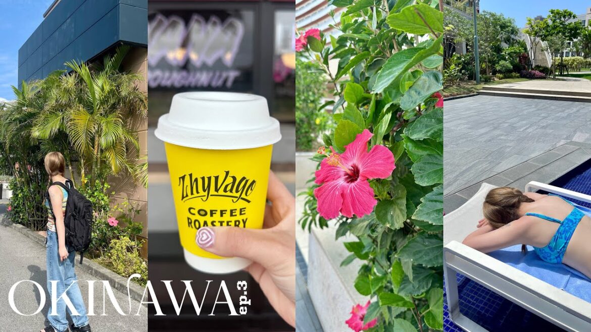 VLOG| 沖縄旅行ep.3 ホテルのビュッフェ食べてプールでゆっくり過ごす最終日🌺✨호텔뷔페 먹고 풀장에서 보내는 마지막날:)