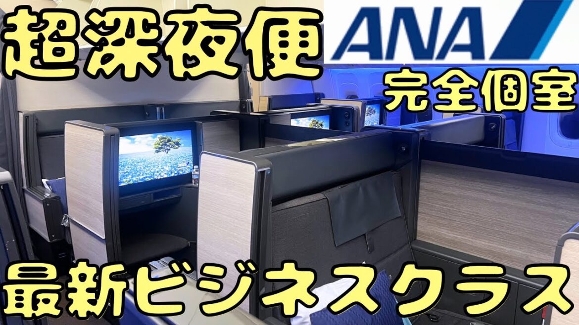 【片道100万円】ニューヨーク🇺🇸を深夜に発つビジネスクラスで帰国したらまさかの日本人が...