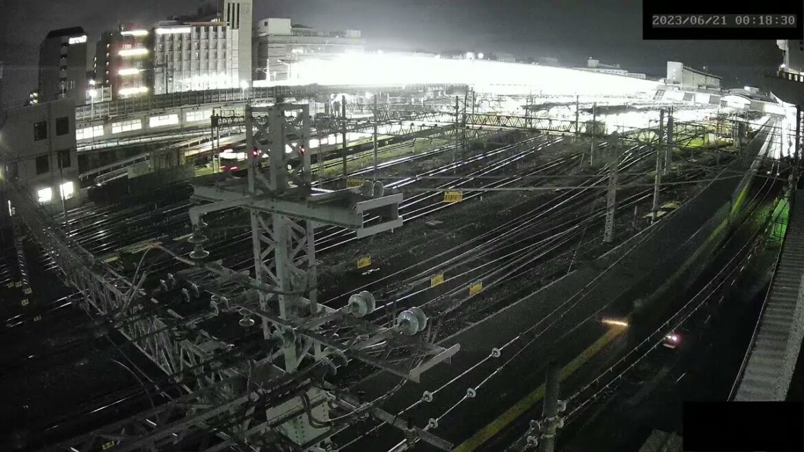 【ARCHIVE】Kyoto Station Live Cam JR京都駅  鉄道ライブカメラ  京都ライブカメラ TrainCam 2023/06/21　0:00～
