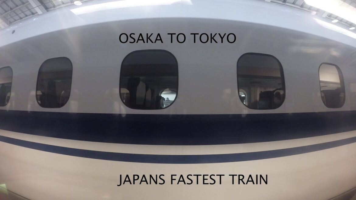 Journey from Osaka to Tokyo on the Legendary Shinkansen | High-Speed Train 4K Timelapse