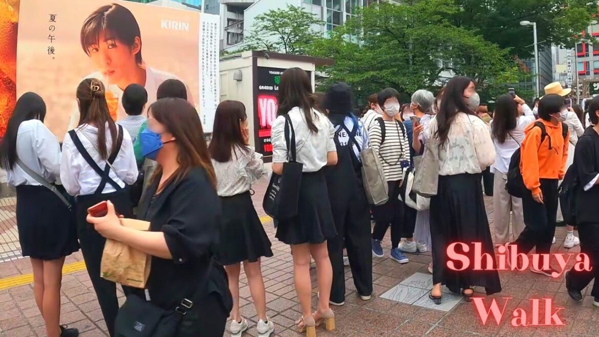 Shibuya to Harajuku Tokyo in Japan walk tour. 【4K】6. 2023-21