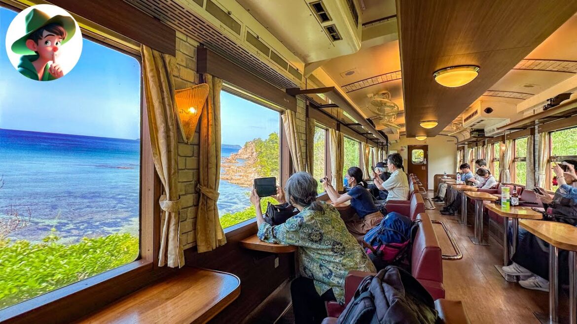 Riding Japan's Luxury Train "Marumaru-no-Hanashi"... Secretly solo travel...