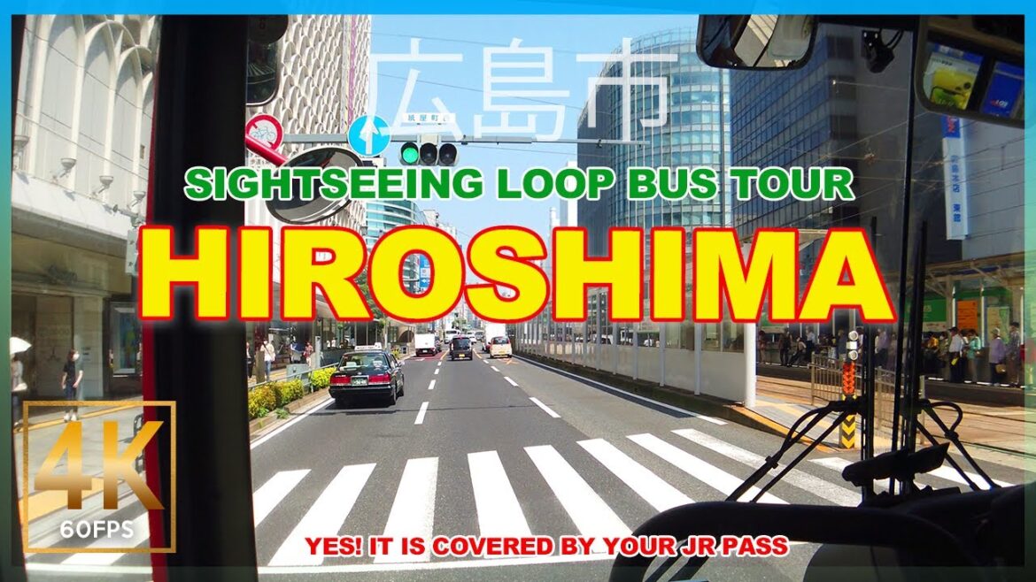 The Best Way To See Hiroshima for JR Pass Holders | Sightseeing Loop Bus Tour | ひろしま めいぷる～ぷ | 4K