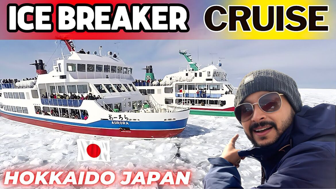 POLAR ICE BREAKER SHIP | FROZEN SEA IN HOKKAIDO JAPAN - Day 08 #vlog #japan