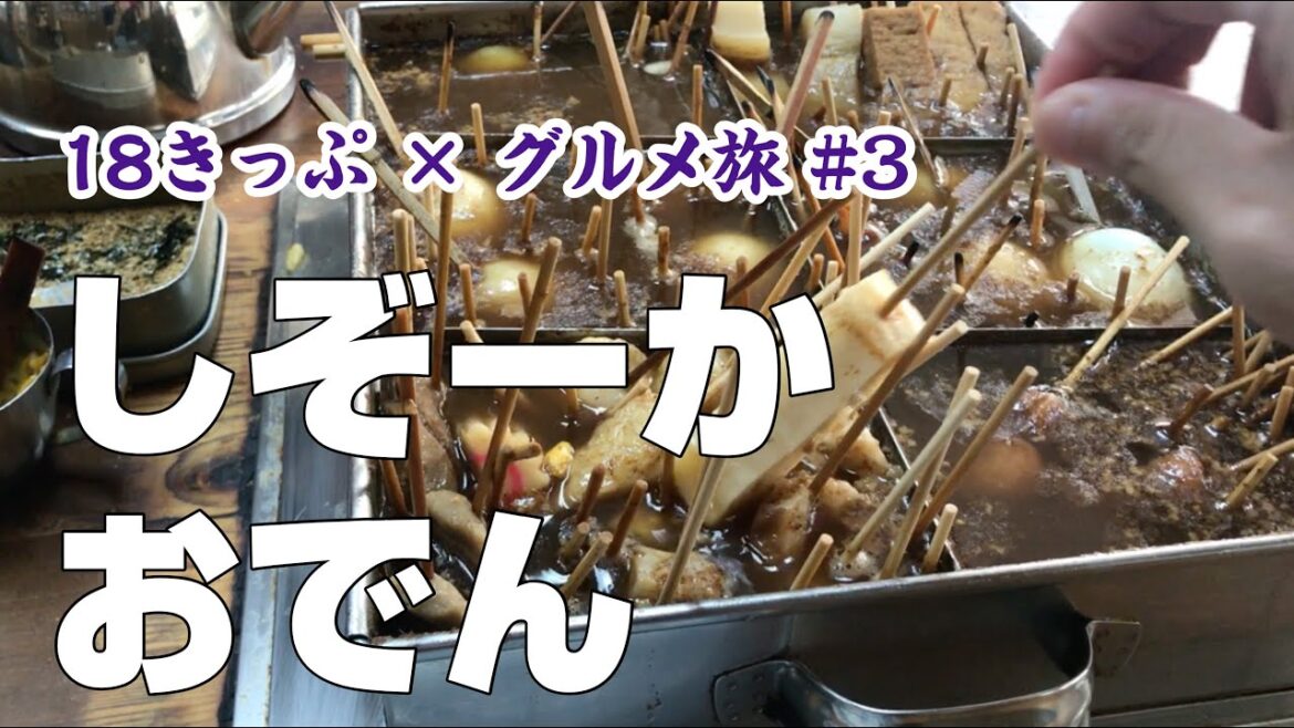 【青春18きっぷ × グルメひとり旅 #3】鎌倉→名古屋 東海道グルメひとり旅〜静岡おでん & ちびまる子ちゃんラッピングトレイン〜【アラサー独身男のひとり旅】