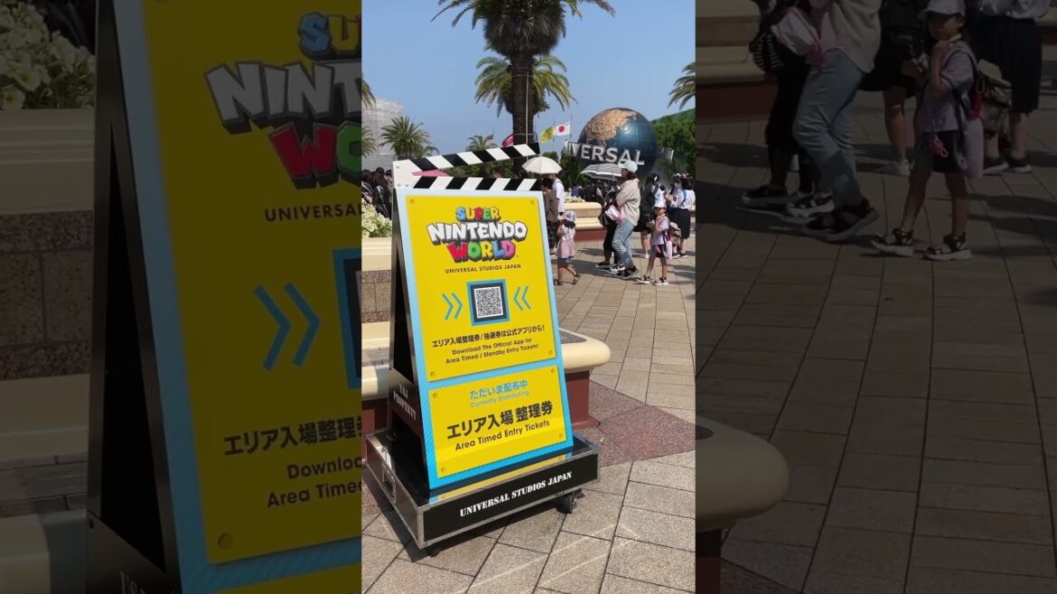 🇯🇵Universal Studios Japan Entrance #shorts #usj #supernintendoworld #osaka
