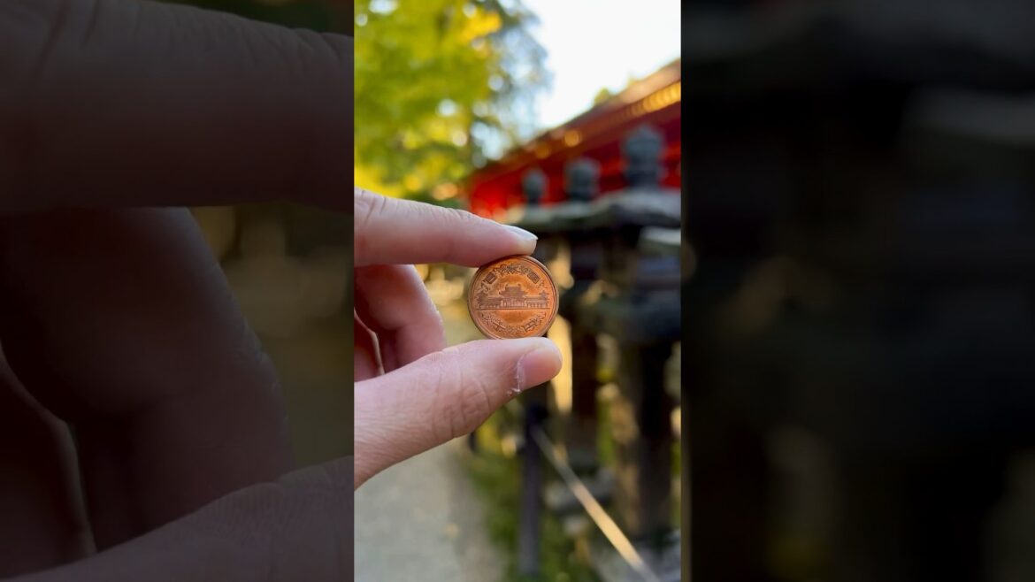 Returning a coin to Japan #shorts #tiktok #japan #travel