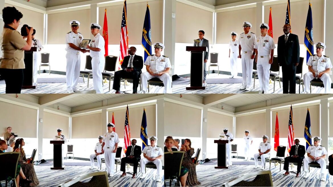 US Navy Salutes Senior Chief Master-at-Arms on Retirement After 30 Years