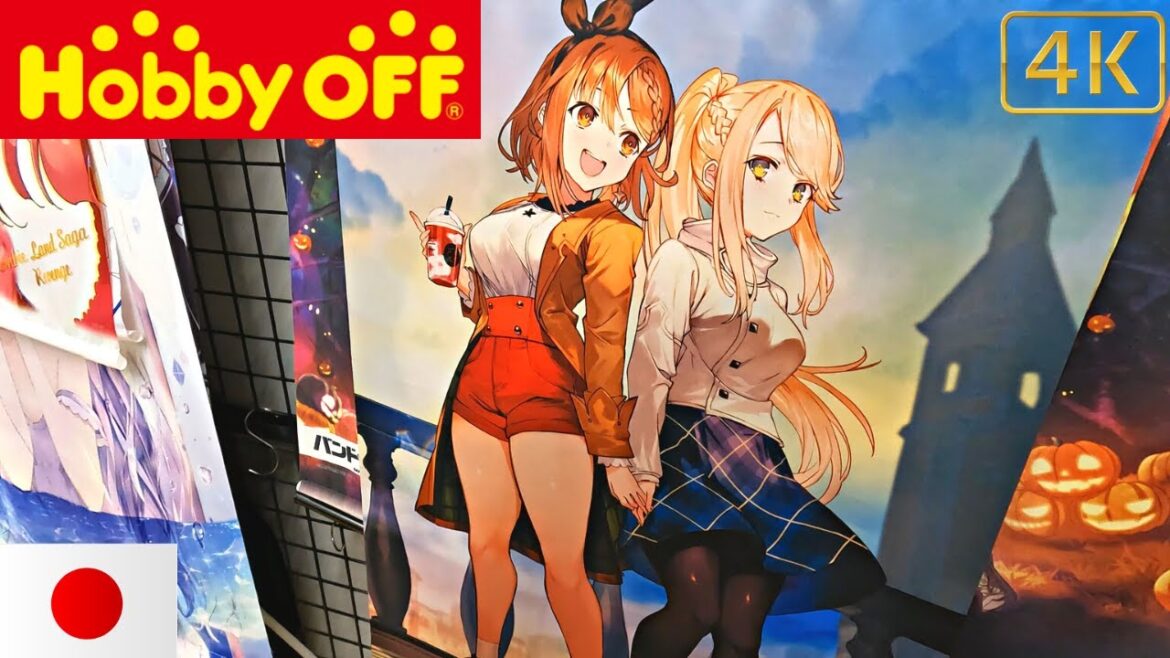 Hobby Off with Anime Figures and goods, cards - 4k virtual tour / Hatsune Miku / Japan