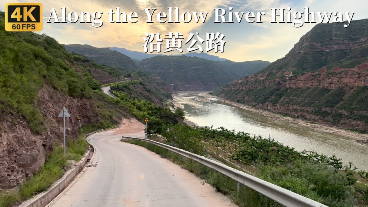 沿黄公路驾车之旅-中国陕西的黄河风景大道-4K HDR 沿黄公路驾车之旅-中国陕西的黄河风景大道-4K HDR