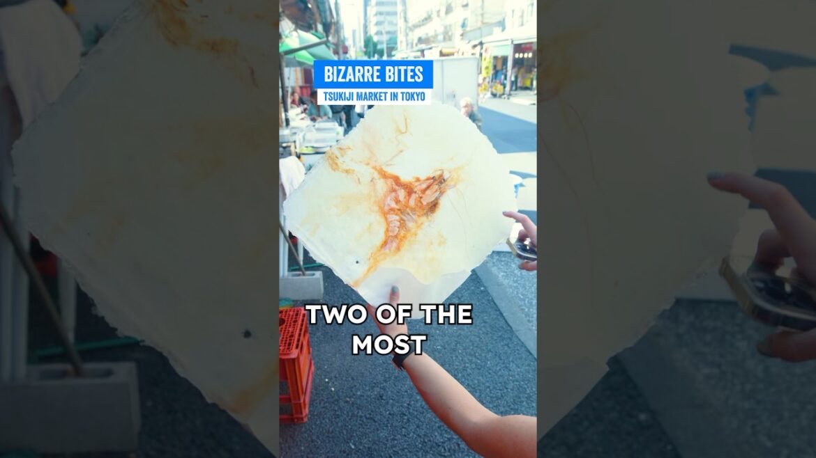 2 MOST Bizarre Foods at Tsukiji Market in Tokyo #shorts #japan #tokopedia