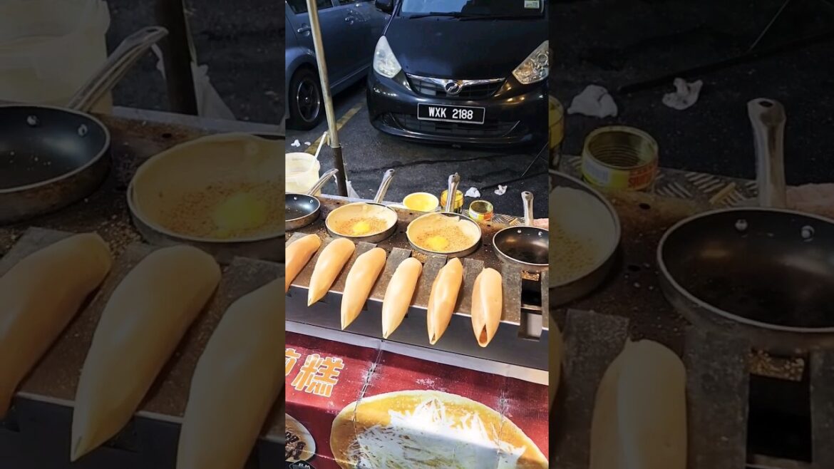 Street Food Sweet Apom #shorts #shortsfeed #streetfood #malaysia #indonesia #india #youtubeshorts