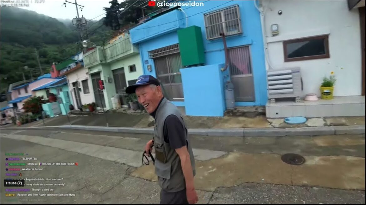 Korean grandpa laughs at Ice Poseidon Korean grandpa laughs at Ice Poseidon