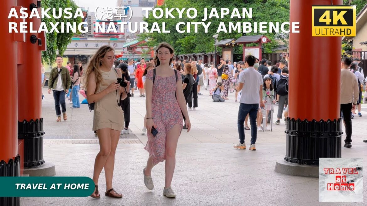 4k hdr japan travel | Walk in Asakusa(浅草)Tokyo japan | Relaxing Natural City ambience 4k hdr japan travel | Walk in Asakusa(浅草)Tokyo japan | Relaxing Natural City ambience