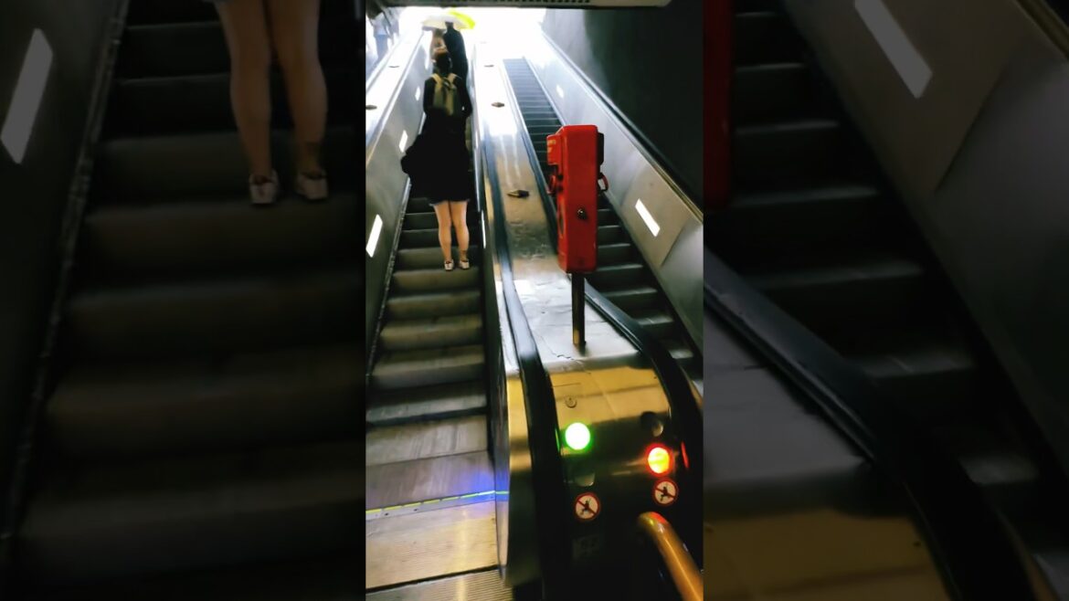 Subway in Vienna being flooded by heavy rain🌧️  #shorts #vienna #heavyrain