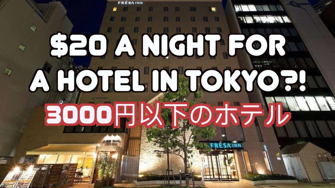 $20 a Night in this Tokyo Hotel?! Japan Travel Series [4K]