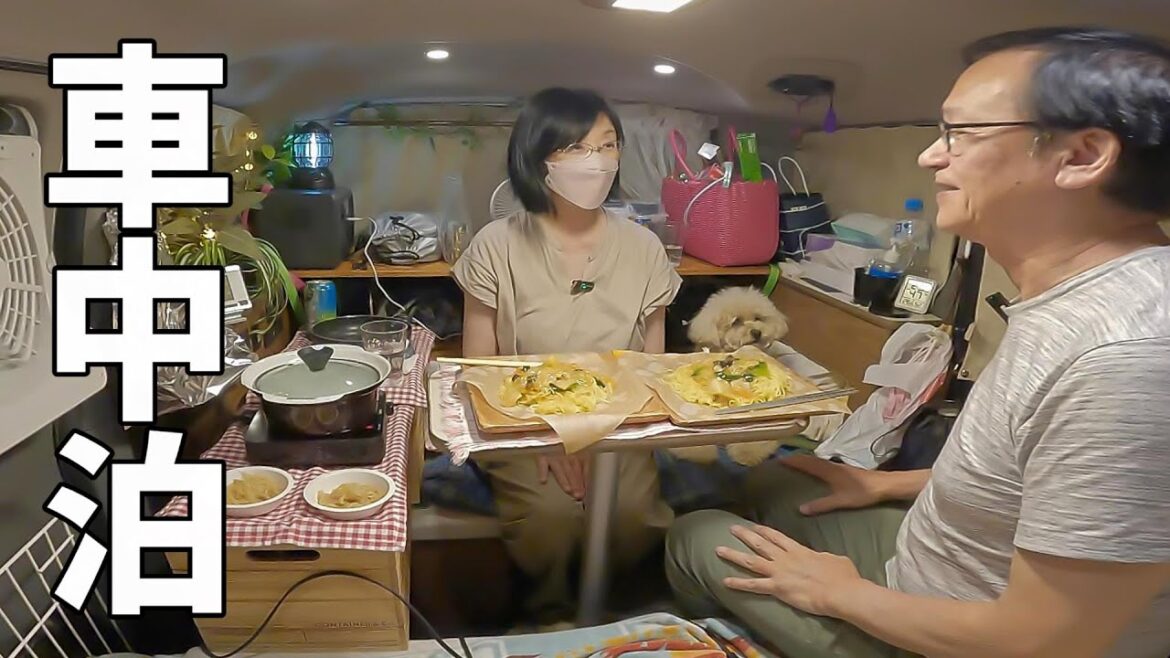 車中泊を楽しむ夫婦+wanのリアルな生活 マイクを使って動画を撮る‼