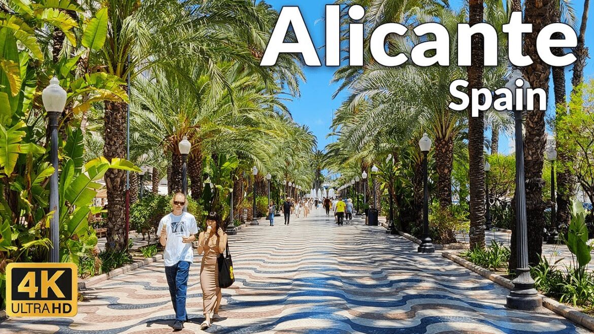 Walking in Alicante, Spain – Beautiful Promenade Walk in June 2023 (4K Ultra HD, 60fps) Walking in Alicante, Spain - Beautiful Promenade Walk in June 2023 (4K Ultra HD, 60fps)