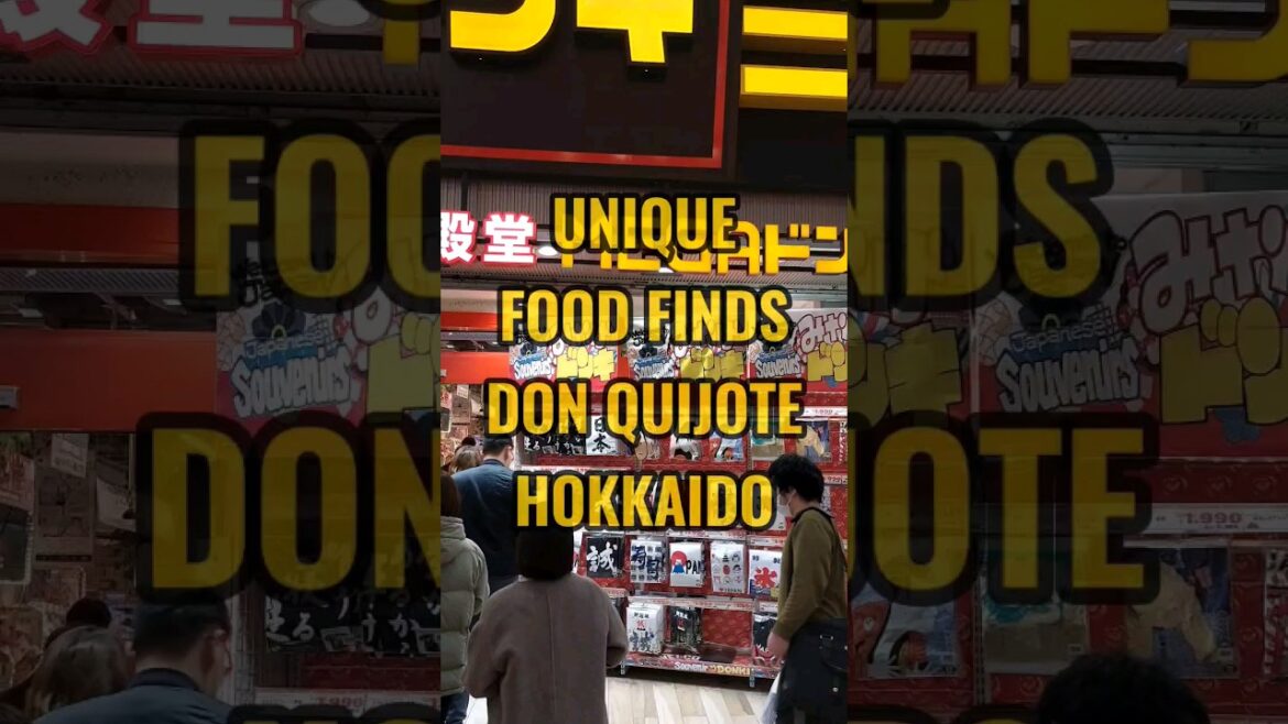 Hokkaido Exclusive Food Finds at Mega Don Quijote Sapporo #food #japan #shopping #shorts #reels