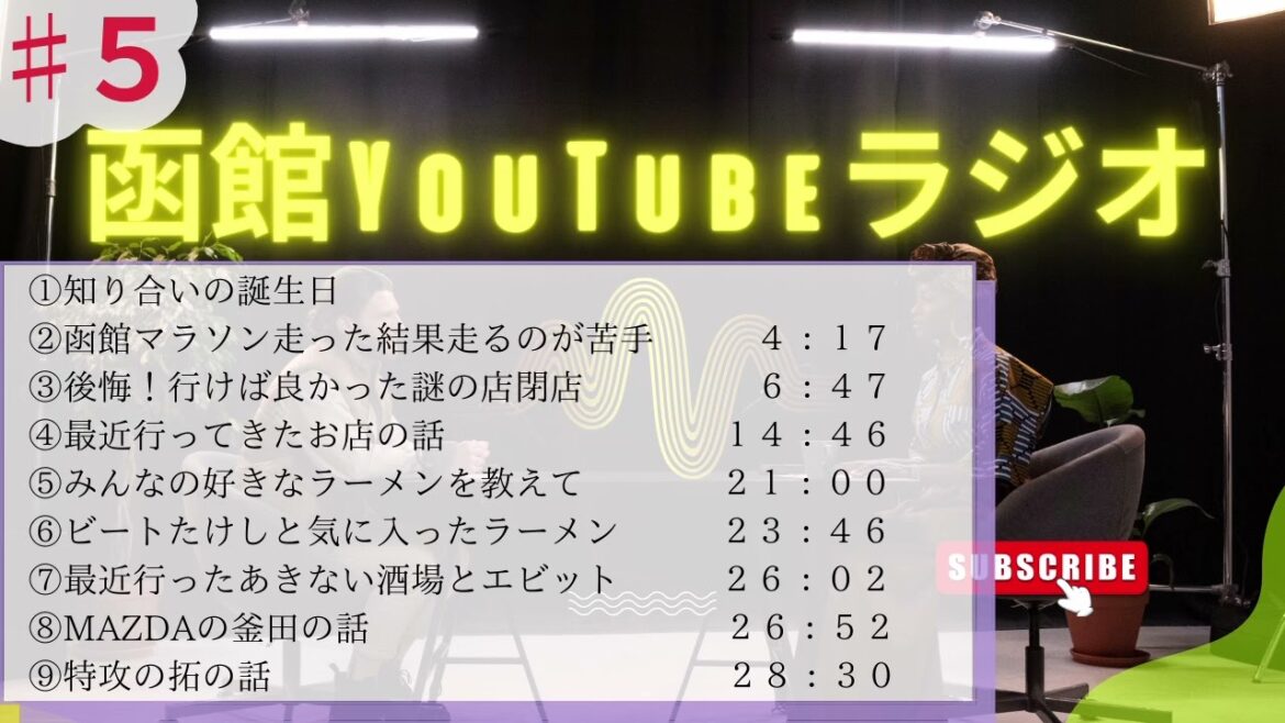 【第5回】函館YouTubeラジオ　２０２３年６月１７日