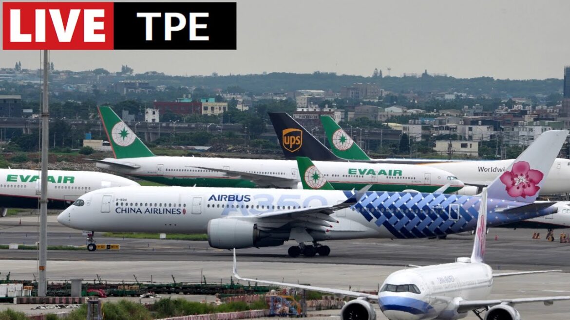 Taipei Taoyuan Airport live 台北桃園機場 with ATC Taipei Taoyuan Airport live 台北桃園機場 with ATC