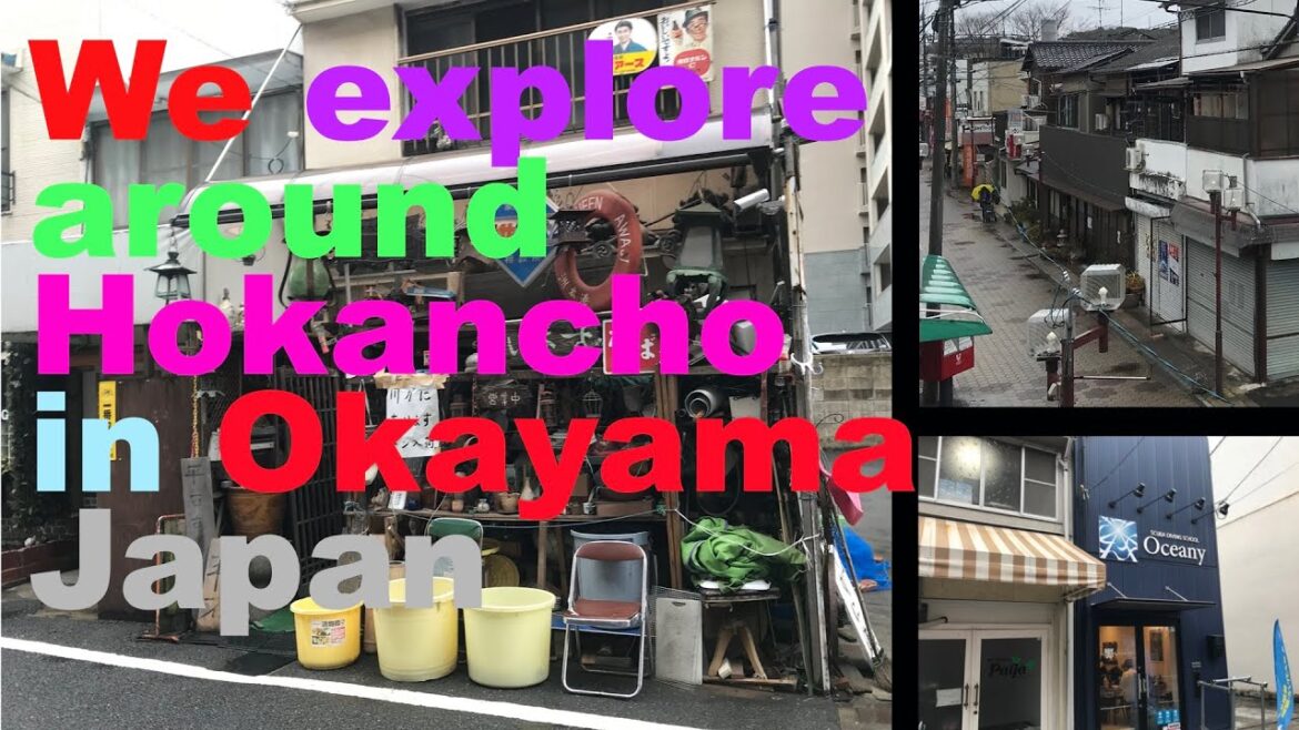 We explore around Hokancho in Okayama Japan We explore around Hokancho in Okayama Japan