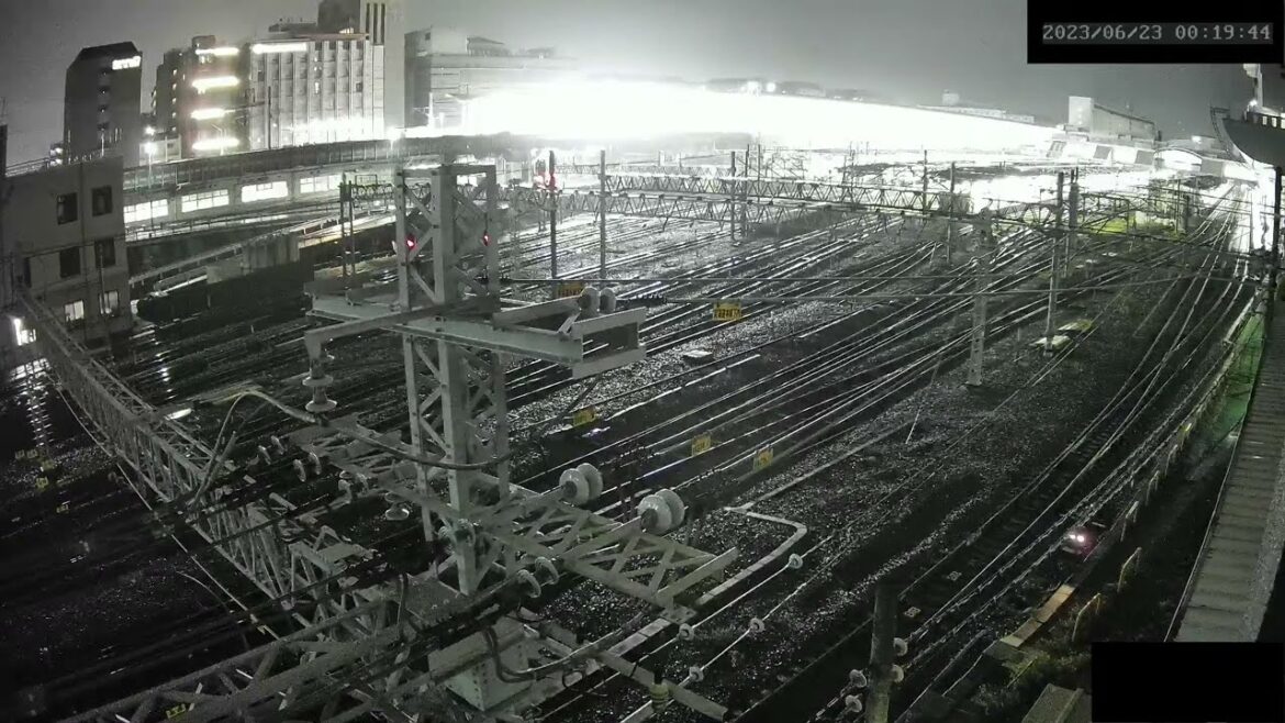 【ARCHIVE】Kyoto Station Live Cam JR京都駅  鉄道ライブカメラ  京都ライブカメラ TrainCam 2023/06/23 0:00～