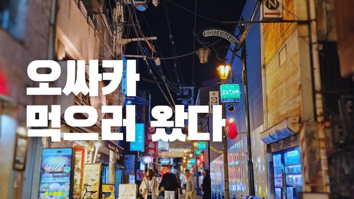 오사카, 진짜 먹으러만 왔다 : 야끼니꾸 맛집에서 가정식 주점까지 [병맛브이로그/오사카여행]