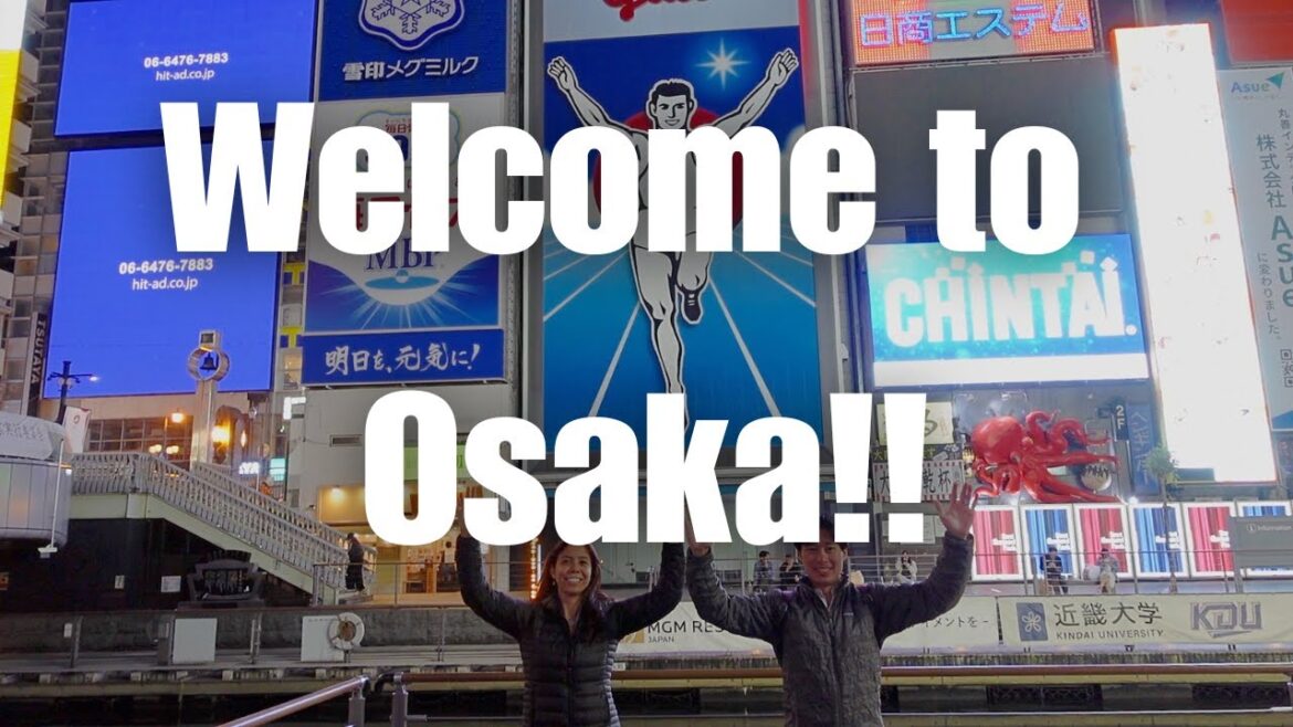 Japan Vlog: We made it to Osaka!! A food-filled day out in Dotonbori