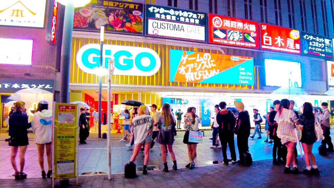 Shinjuku in Tokyo 🐶🍻 Kabukicho in the rain♪💖4K ASMR non-stop 1 hour 01 minutes Shinjuku in Tokyo 🐶🍻 Kabukicho in the rain♪💖4K ASMR non-stop 1 hour 01 minutes