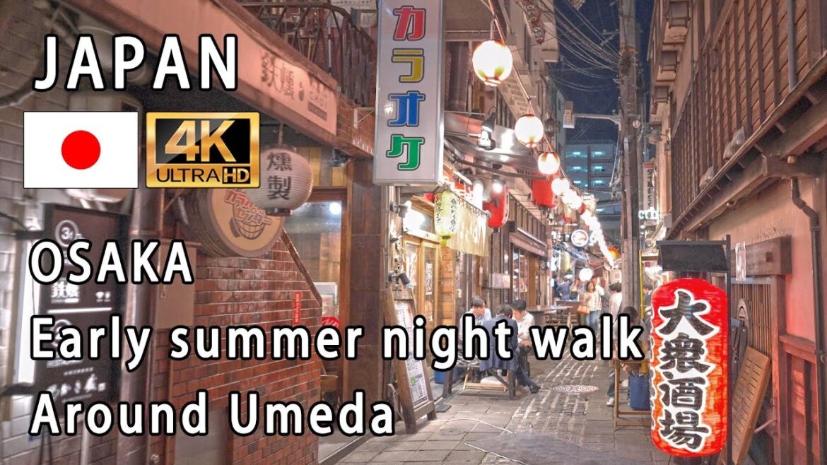 Osaka Umeda area ( early summer night walk )