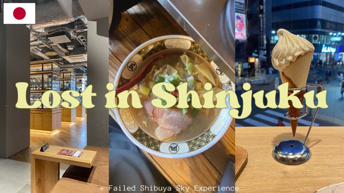 lost in shinjuku | 🇯🇵 tokyo 2023 travel vlog 🌸 | jycane