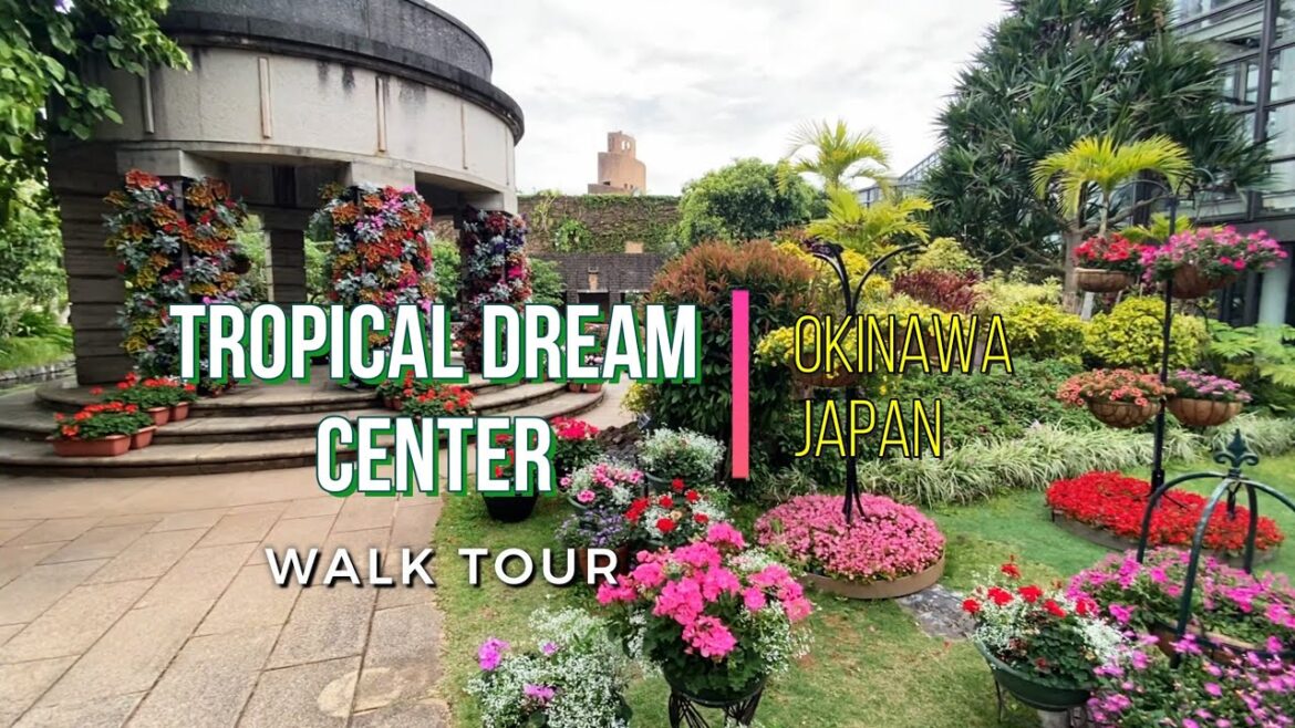 [4K] Beautiful Botanical Garden in Japan - Walk Tour - Okinawa Japan Best Places to visit