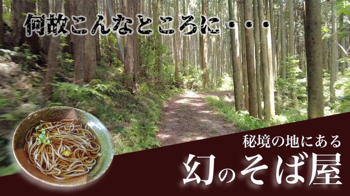 こんな所にポツンとそば屋。悪路を越えた先にある幻のそば屋教えます！