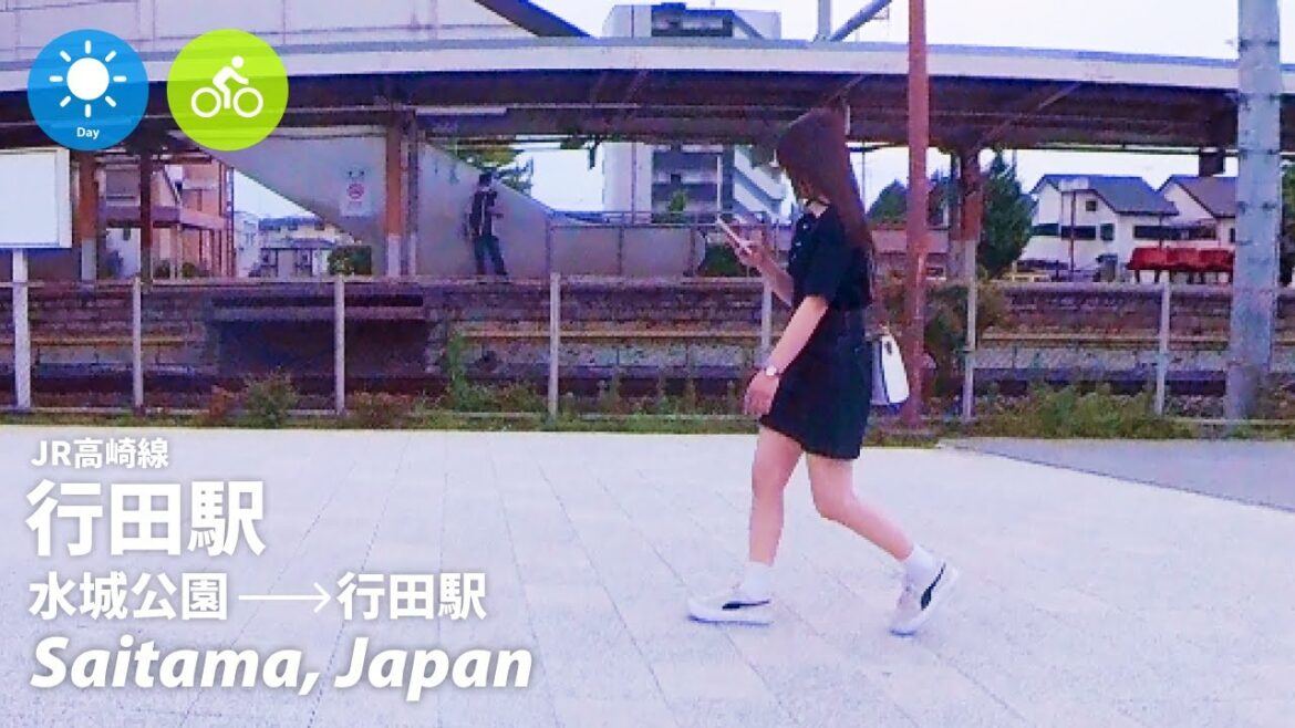 ⁴ᴷ Saitama: Gyoda Station (行田駅) - Japan Walking Tour (June, 2023)