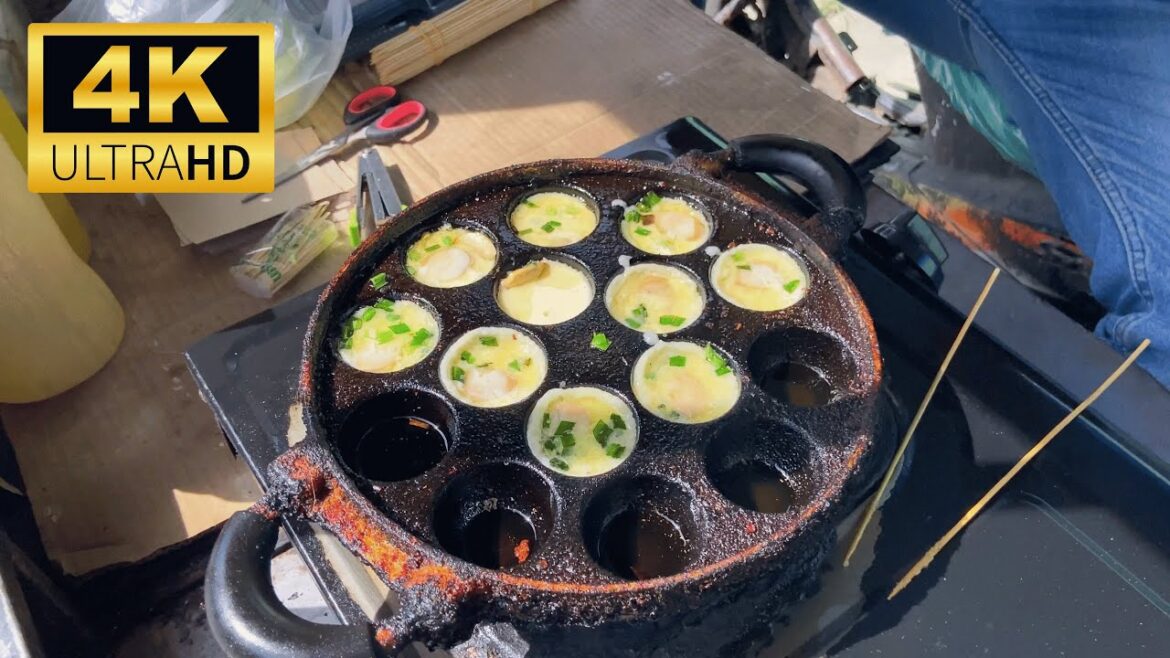 Takoyaki Japanese Street Food with Low Price - Everyone's Favorite : so Yummy  | 4K Videos