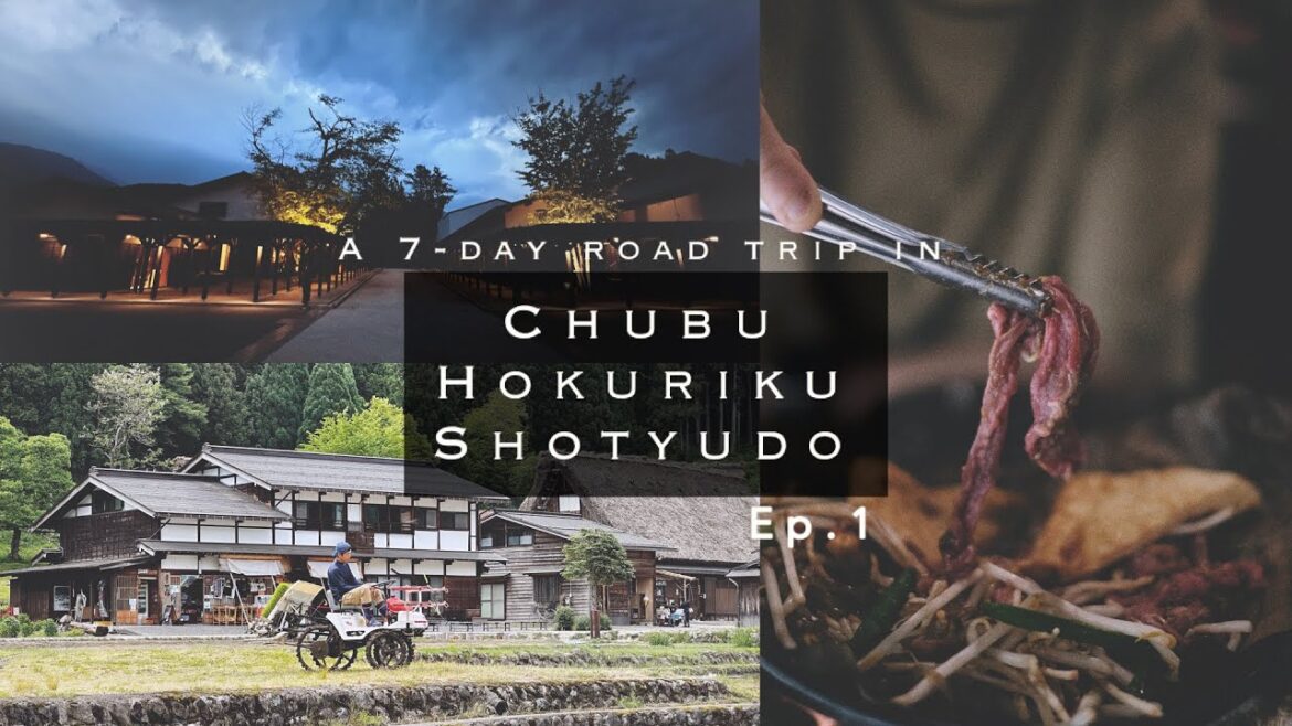 Japan Travel Vlog | 7 Days in Chubu Hokuriku, Shotyudo Road Trip Ep.1 | 日本中部北陸昇龍道七日自駕遊 Ep.1