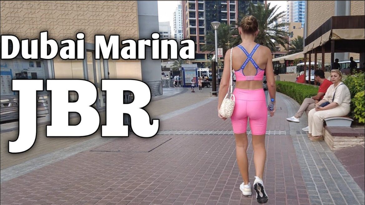 Dubai 🇦🇪 EVENING JBR (Jumeirah Beach Residence) [ 4K ] Walking Tour