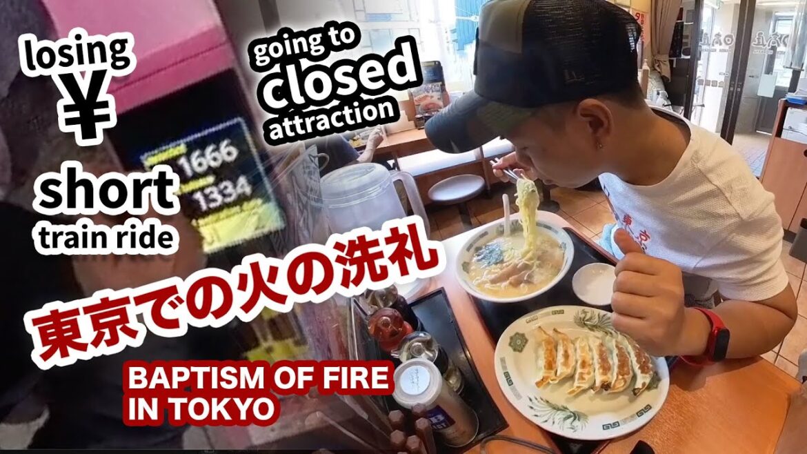 This ramen solved my first hour misadventure  in Japan  | 東京での火の洗礼 | INSTA360 X3