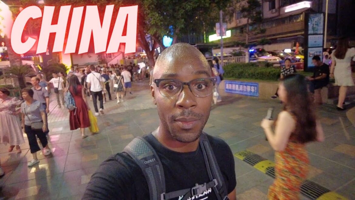 Walking at Night in Chongqing China is an Adventure! China 2023