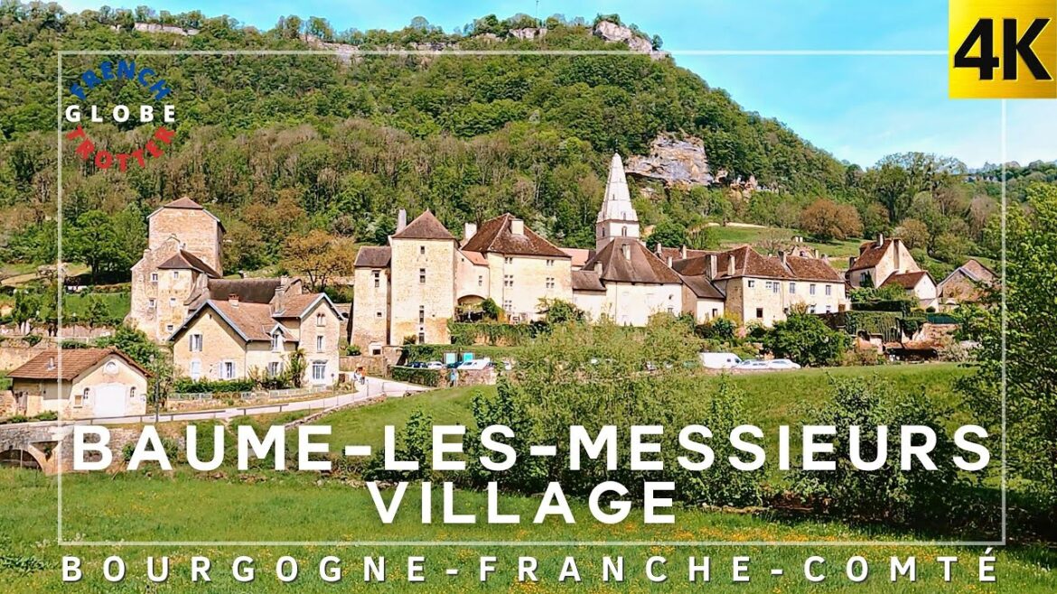 ๐ซ๐ท BAUME-LES-MESSIEURS ๐Most Beautiful French Village Walking Tour 4K Scenic Limestone Cliffs Valley ๐ซ๐ท BAUME-LES-MESSIEURS ๐Most Beautiful French Village Walking Tour 4K Scenic Limestone Cliffs Valley