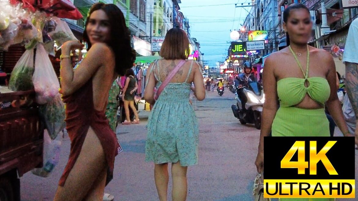 Pattaya 4K Walk Soi BuaKhao, Soi Chaiyapoon, Beach Road. Jun 2023.