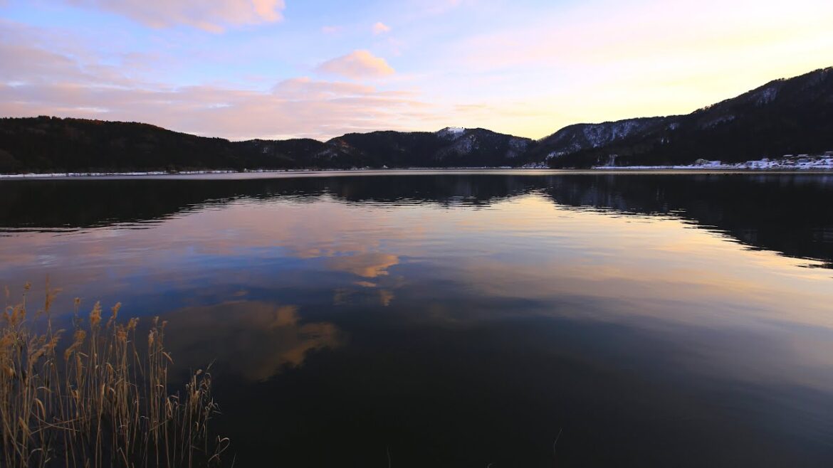 【Japan 1minute Travel SHIGA Lake Yogo】滋賀 余呉湖(余呉の空と雲) 【Japan 1minute Travel SHIGA Lake Yogo】滋賀 余呉湖(余呉の空と雲)