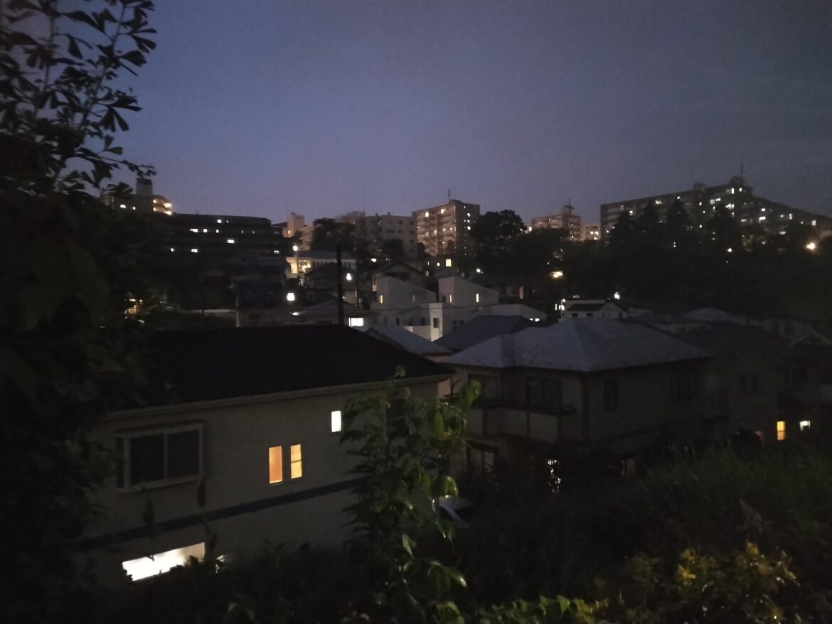 Anywhere, Japan at night.