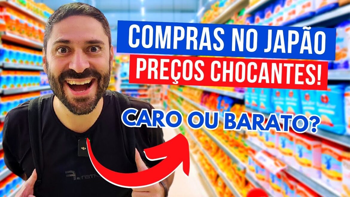 COMPRAS NO MERCADO DO JAPÃO! Ficou Barato Viver em Tóquio? PREÇOS CHOCANTES EM REAL E EURO