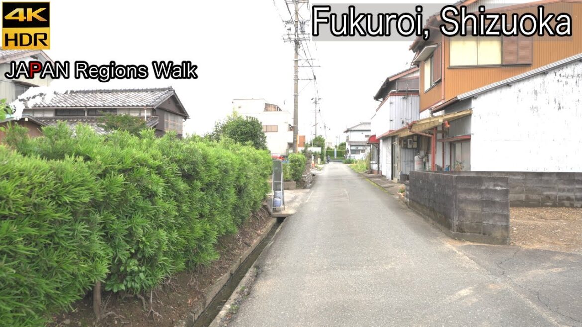 Fukuroi Station West Side | Fukuroi, Shizuoka | 4K HDR | 静岡県袋井市