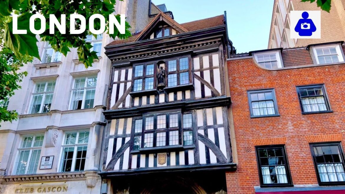 London walk 🇬🇧 FARRINGDON, Smithfield Market to St Paul’s Cathedral |  Walking tour 4K HDR