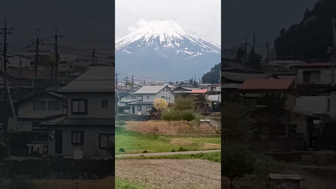 Mount Fuji Kitayama Fujinomiya Shizuoka, Japan | Fujisan View Express Train #shorts #ytshorts #japan